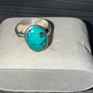 Turquoise Silver Ring 💍 | 925 size 7